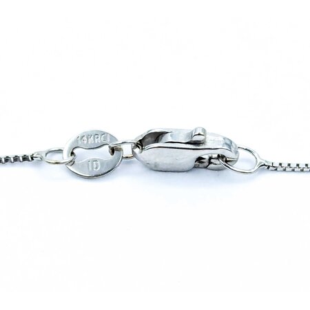 Necklace Box 14kw .5mm 22" 1.30g 225030082