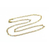  Necklace Flat Gucci Link 10kt tri 3.4mm 18" 6.22g 125030038