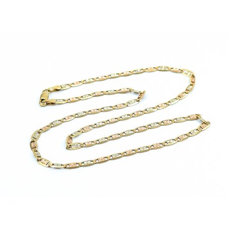 Necklace Flat Gucci Link 10kt tri 3.4mm 18" 6.22g 125030038