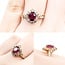 Ring Halo .71ctw Round Diamonds 1.50ct Ruby 18kr sz7.5 4.32g 125030051