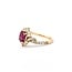 Ring Halo .71ctw Round Diamonds 1.50ct Ruby 18kr sz7.5 4.32g 125030051