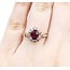 Ring Halo .71ctw Round Diamonds 1.50ct Ruby 18kr sz7.5 4.32g 125030051