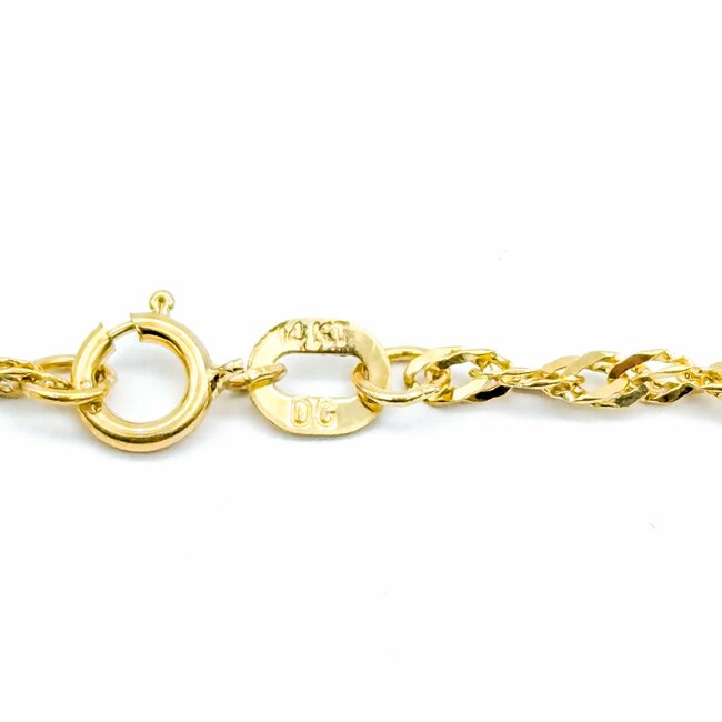 Ankelet Twist Link 14ky 9" 1.32g 225030070