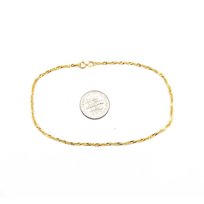 Ankelet Twist Link 14ky 9" 1.32g 225030070