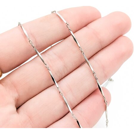 Necklace Bar Link 1.17mm 850pt 17" 5.63g 125030021