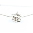 Pendant Tiffany & Co. Roman Numeral Pendant 925 .3x.3" 16-18" 5.51g 125040012