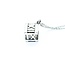 Pendant Tiffany & Co. Roman Numeral Pendant 925 .3x.3" 16-18" 5.51g 125040012