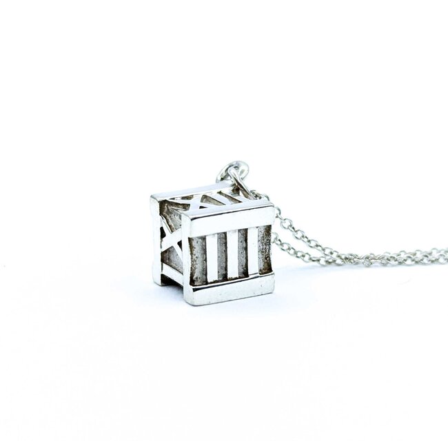 Pendant Tiffany & Co. Roman Numeral Pendant 925 .3x.3" 16-18" 5.51g 125040012