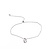 Bracelet Lariat .05ctw Round Diamonds 18kw 1.1mm 6-7.5" 2.15g 125030105