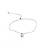 Bracelet Lariat .05ctw Round Diamonds 18kw 1.1mm 6-7.5" 2.15g 125030105