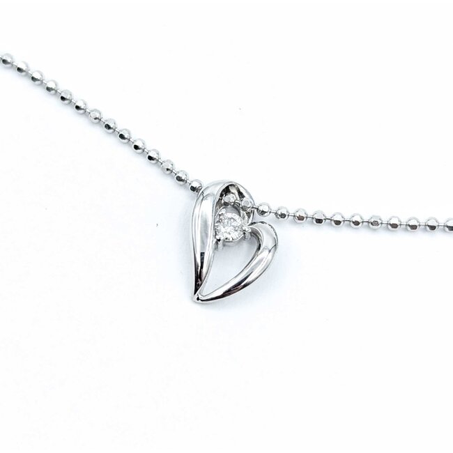 Bracelet Lariat .05ctw Round Diamonds 18kw 1.1mm 6-7.5" 2.15g 125030105