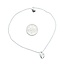 Bracelet Lariat .05ctw Round Diamonds 18kw 1.1mm 6-7.5" 2.15g 125030105