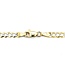 Necklace Diamond Cut Curb Link 14ktt 3.7mm 22" 8.16g 125040010