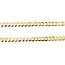 Necklace Diamond Cut Curb Link 14ktt 3.7mm 22" 8.16g 125040010