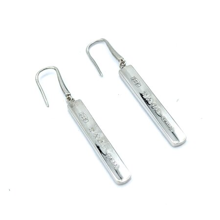 Earrings Tiffany & Co. Bar Dangle Hook SS 50x5mm 6.75g 225030072