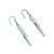 Earrings Tiffany & Co. Bar Dangle Hook SS 50x5mm 6.75g 225030072