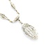 Necklace Art Deco Filigree .05ct Old European Diamond 2.75mm Pearls 14kw/r 17.5" 3.86g 225040036
