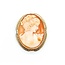 Pendant / Brooch 35mm x 27mm Cameo 14ky 7.68g 225040019