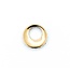 Pendant Circle 0.30ctw Round Diamonds .98ctw Black Diamonds 18kw .6x.6" 2.90g 125030107