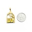Pendant Mosque .33ctw Round Diamonds 18ky 1.2x.7" 5.6g 125030065