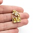 Pendant Mosque .33ctw Round Diamonds 18ky 1.2x.7" 5.6g 125030065