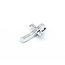Pendant Cross Invisible Set 0.50ctw Princess Diamonds 18kw .8x.55" 2.17g 125030102