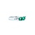 Ring 3 Stone .02ctw Round Diamonds .50ctw Emeralds 14kw Sz5 1.26g 225040032