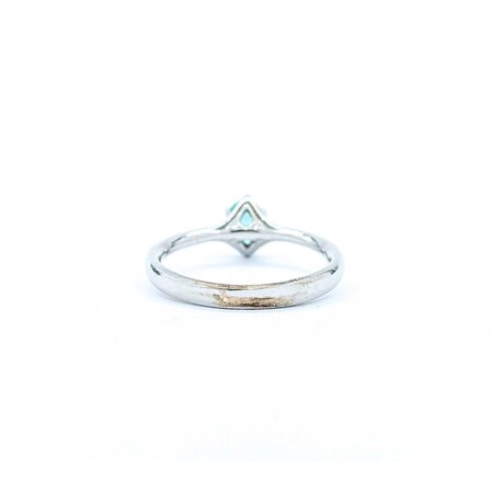 Ring Solitaire .33ct Emerald 14kw Sz5.5 1.93g 225040026