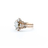  Ring Anniversary Set .70ct Marquise Lab Grown Diamond .37ctw Near Colorless Diamonds 14kr sz7.5 6.76g 125040017