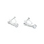Earrings Dangle 0.24ctw Round Diamonds 850pt .75x.2" 3.89g 125030111