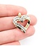 Pendant Heart .20ctw Round Diamonds 10ky 25x20mm 2.03g 225040035
