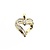 Pendant Heart .20ctw Round Diamonds 10ky 25x20mm 2.03g 225040035