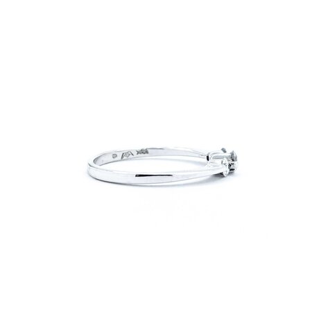 Ring Three Stone .10ctw Round Diamonds 14kw 3.14mm sz6 1.6g 125040018