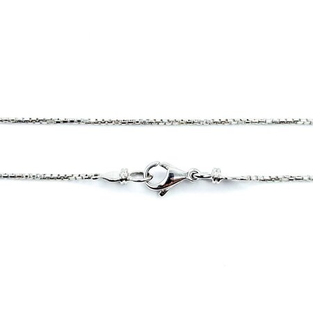 Necklace Pave Heart 0.36ctw Round Diamonds 18kw 11.5x10mm 14-16" 5.12g 125030104
