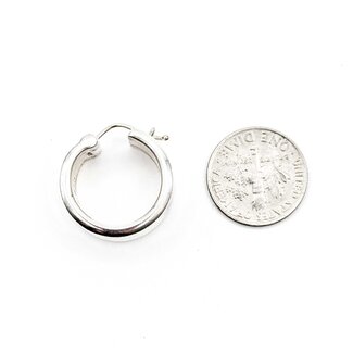 Earrings Tiffany & Co. 1837 Sterling Silver .6x.4" 14.88g 125040016
