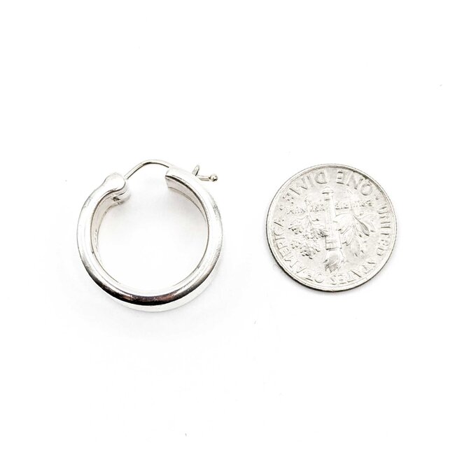 Earrings Tiffany & Co. 1837 Sterling Silver .6x.4" 14.88g 125040016