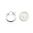 Earrings Tiffany & Co. 1837 Sterling Silver .6x.4" 14.88g 125040016