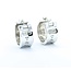 Earrings Tiffany & Co. 1837 Sterling Silver .6x.4" 14.88g 125040016