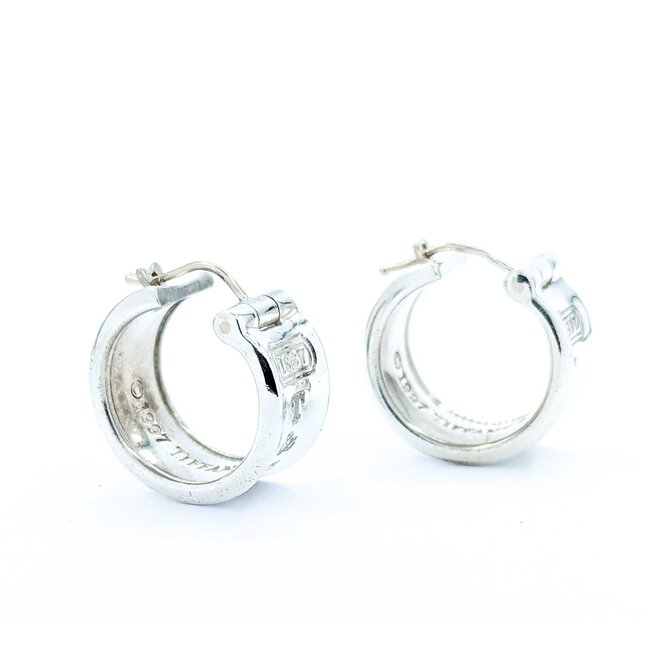 Earrings Tiffany & Co. 1837 Sterling Silver .6x.4" 14.88g 125040016