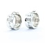 Earrings Tiffany & Co. 1837 Sterling Silver .6x.4" 14.88g 125040016