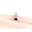 Ring Channel Set 0.37ctw Ascher Diamonds 800pt 3.5mm sz4 3.82g 125030079
