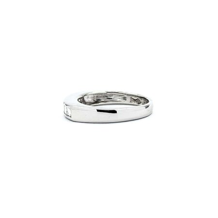 Ring Channel Set 0.37ctw Ascher Diamonds 800pt 3.5mm sz4 3.82g 125030079