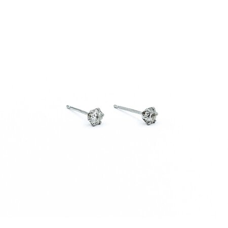 Earrings Stud 0.30ctw Round Diamonds 900pt 4mm .55g 125030100
