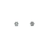  Earrings Stud 0.30ctw Round Diamonds 900pt 4mm .55g 125030100