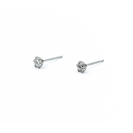 Earrings Stud 0.30ctw Round Diamonds 900pt 4mm .55g 125030100