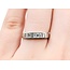 Ring Channel Set .50ctw Baguette Diamonds 900pt 4mm sz6.5 3.22g 125030054