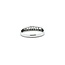 Ring Channel Set .50ctw Baguette Diamonds 900pt 4mm sz6.5 3.22g 125030054