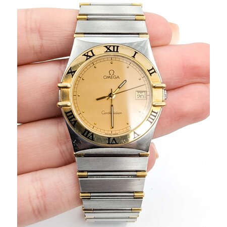 Watch Omega Constellation Two-Tone 25x23mm Stainless Steel & 18kt Yellow Gold 7" 125046001