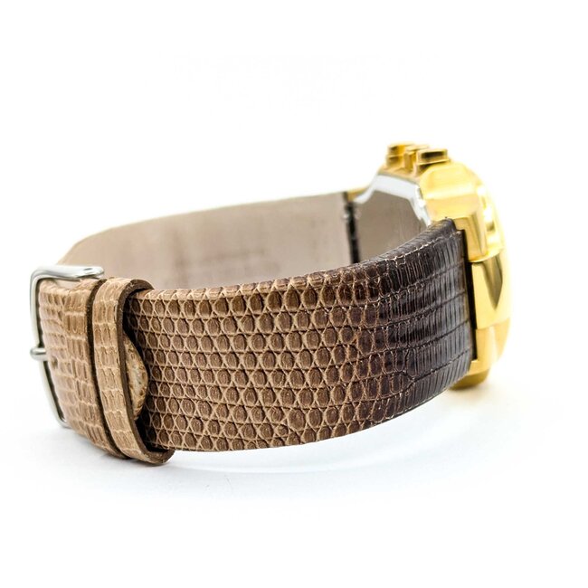 Watch Philip Stein Gold Tone 32mm Stainless Leather Strap Box and Papers 225016607