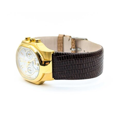 Watch Philip Stein Gold Tone 32mm Stainless Leather Strap Box and Papers 225016607